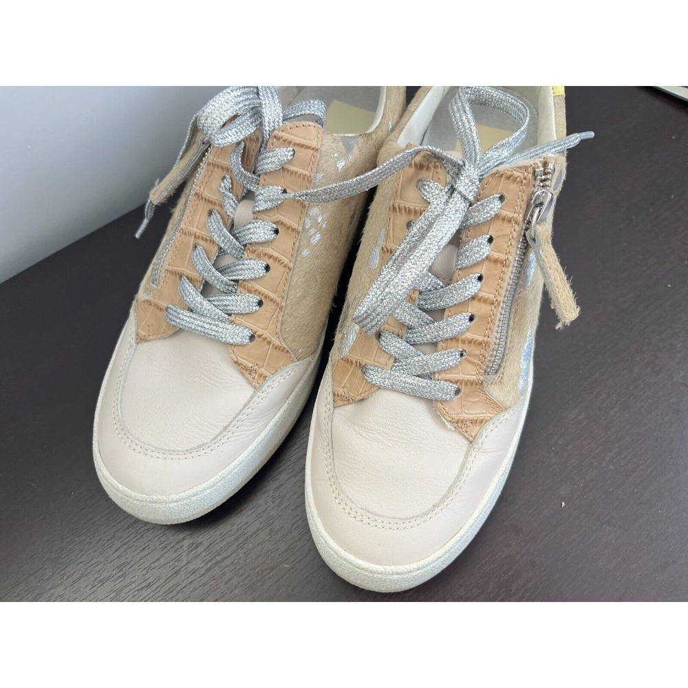 Dolce Vita Womens Miya Sz 7.5 Multi Suede Glitter Lace Up‎ Sneakers - Picture 7 of 8